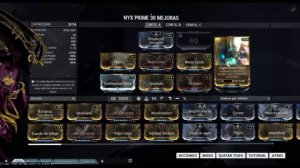 Warframe -Nyx/Nyx prime- Build y Guía de uso.