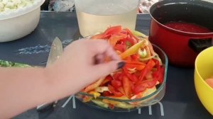 Лечо из кабачков. Вкусная заготовка на зиму.