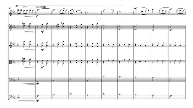 Vecsey Valse Triste for Violin and String Orchestra