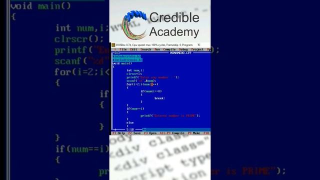 Check prime number in C programming language