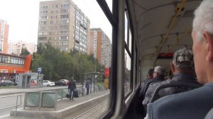 Поездка на трамвае Tatra KT3R №30699 №16 Новоданиловский проезд-Улица Академика Янгеля