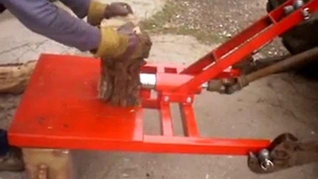 Дровокол на трактор своими руками смотреть онлайн