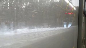 Казань, поездка по автобусному маршруту №46 На МАЗе-203.069 № 04200. (01.02.2021)