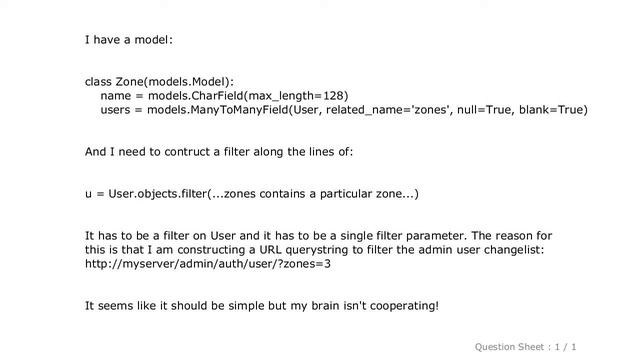 Django : Django ManyToMany filter() смотреть онлайн