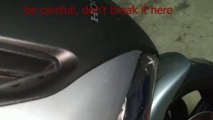 Honda CBF1000FA - side cover removal