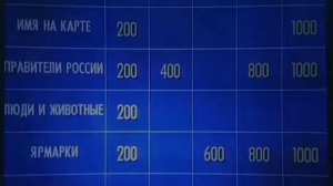 Своя игра. Соболевская - Белкин - Ефимов (31.01.2009)