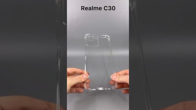 Прозрачный чехол бампер TPU для Realme C30 - Мобильные Штучки.