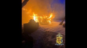 В Кировской области сотрудница полиции спасла двух мужчин из горящего дома