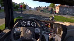 Рейс Рига - Псков в VR шлеме в Euro Truck Simulator 2.