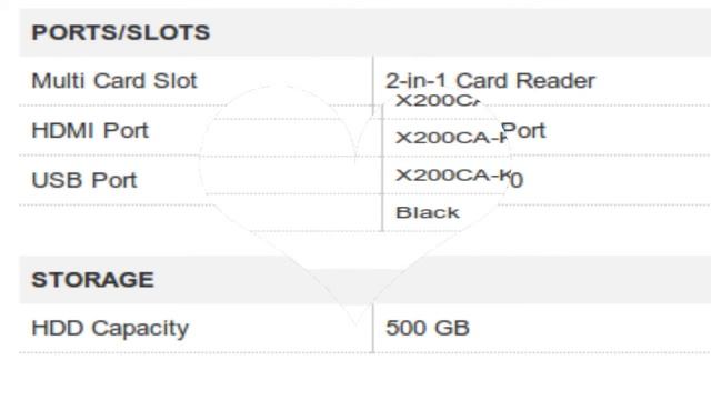 Asus X200CA-KX018D Specification [INDIA] смотреть онлайн