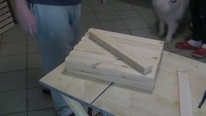 Делаем декоративный деревянный заборчик из бруса / Making decorative wooden fence
