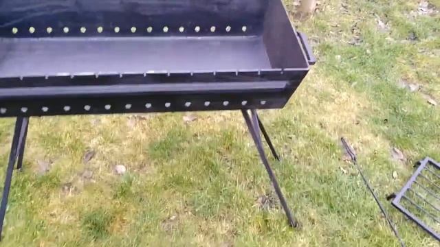 Мангал "Крепыш" на 15 шампуров с 4 мм стали смотреть онлайн