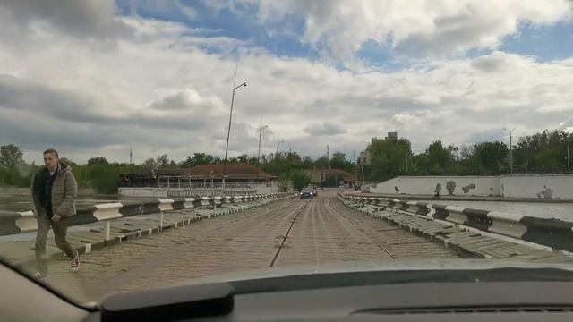 Казачья переправа через реку Северский Донец в Каменск-Шахтинском (Ростовская обл).