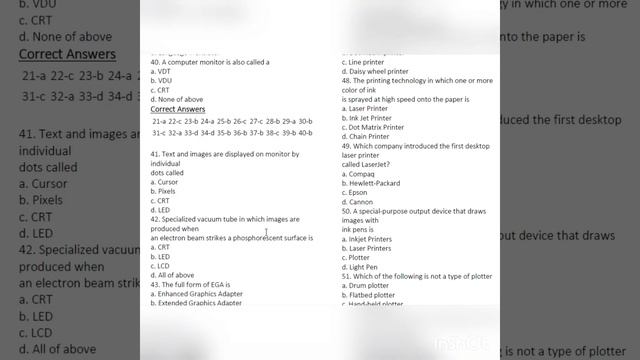 Computer Hard ware Test | Solve Paper | Important Question | Computer Hard ware Test Solve Paper смотреть онлайн