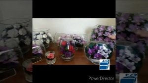 Цветы в стекле