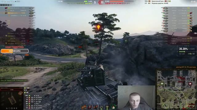 БАБАХА В НОВОМ 3D СТИЛЕ/РАЗДАЮ ВАНШОТЫ | World Of Tanks смотреть онлайн