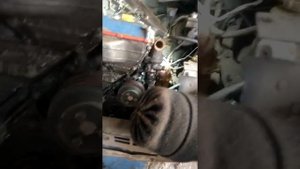 Снятие двигателя с соболя.