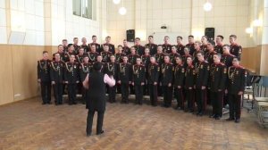 Русская народная песня "Во кузнице". Исполняет хор МВМУ.