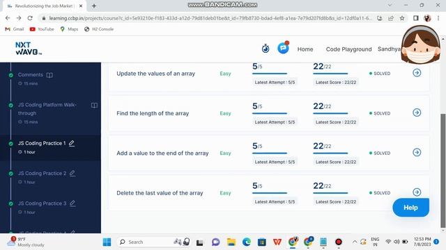 Arrays and Objects | JS Coding Practice 1 Answers | JavaScript | NxtWave | INTENSIVE 2.0