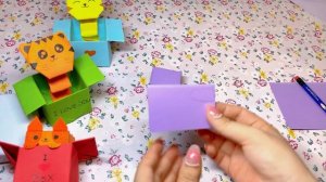 Origami Cat in a Paper Box | DIY Antistress Toy | Amazing DIY Ideas