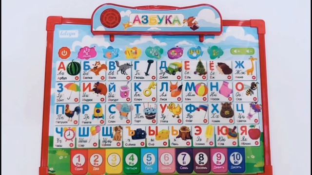 Русский плакат алфавит