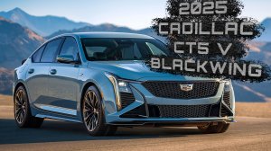 2025 Cadillac CT5 V Blackwing - Экстерьер, Интерьер и Сцены вождения!