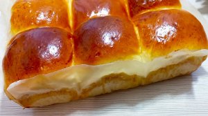 Сдобные домашние булочки! Мягкие как ПУХ ! с Яблочной начинкой!