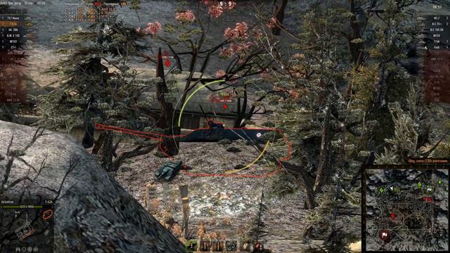 Бой - Т62а - "Немножко затащил" смотреть онлайн