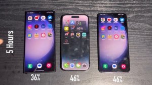Samsung S23 Ultra VS iPhone 14 Pro VS Samsung S23 Plus Battery Test
