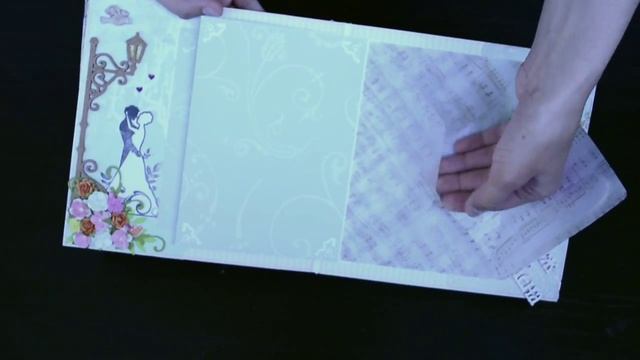 Свадебный альбом в коробке. Скрапбукинг смотреть онлайн