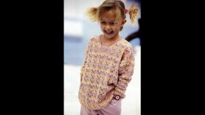 свитер для девочки спицами