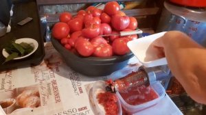Как я делаю томатный сок.