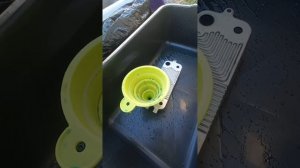 Промывка теплообменников газового котла BOSCH Gaz 6000