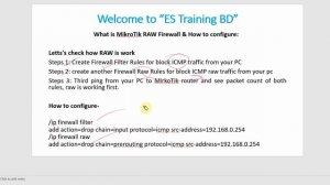 What is MikroTik RAW Firewall & How to configure RAW  Firewall Filter Rules!!