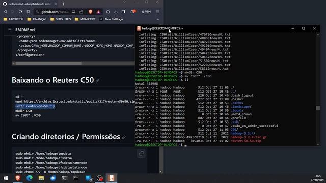 #73 - Instalando Apache Hadoop e Apache Mahout no Windows (10 ou 11) com WSL смотреть онлайн
