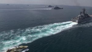 Береговые войска и морская пехота ЧФ и Касп. флотилии отрабатывают погрузку на корабли