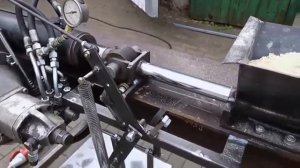 Самодельный прессователь опилок в топливные брикеты