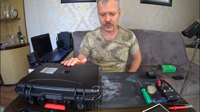 LIfepo4 кейс-аккумулятор 12V - 60Ah для лодочного электромотора. @volgaspintv #рыбалка