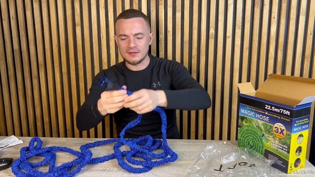 Шланг для полива Magic Hose. Растягивающийся шланг. смотреть онлайн