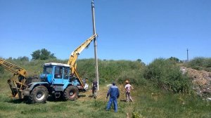 #Опасная профеcсия или #Как построить ВЛ-10 кВ за 7 минут?