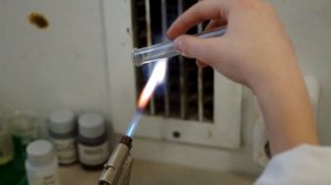 Горение цинка на воздухе / Burning of zinc on air