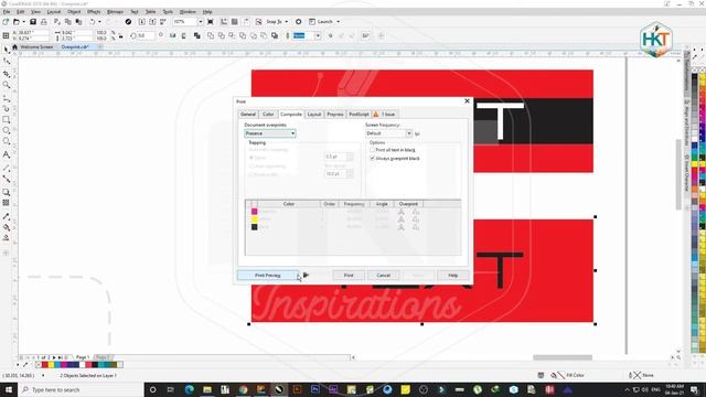 How to Create Overprints in CorelDraw (Fill & Outline) смотреть онлайн