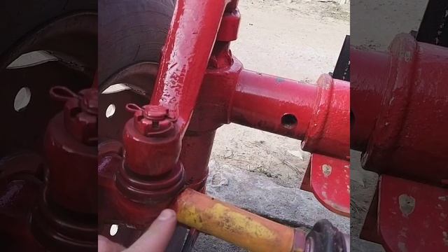Установка двухстороннего цилиндра мтз80 под насос дозатор. заказ : +7 990000 6752