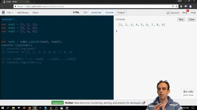 Javascript concat() and es6's spread operator
