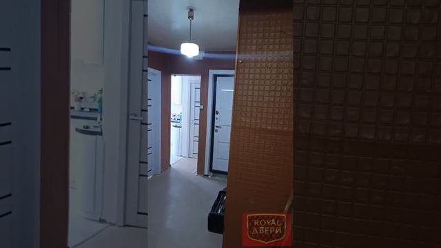Установили 6 дверей и откос «Ника 13,бетон снежный»(Экодрев) в трехкомнатной квартире,панельный дом.