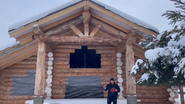 Деревянный дом 12 на 9 КАНАДСКАЯ РУБКА. 120 м2 комфортной жизни.mp4
