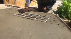 Имитация тротуарной плитки «Брусчатка»/Imitation of paving slabs «Paving stones»