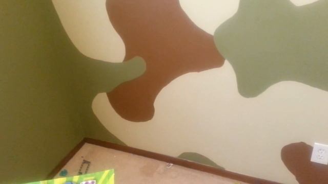How To Paint a Camo Pattern on a Wall: Easiest Best Way to Camouflage Kids Room / Man Cave Decor смотреть онлайн