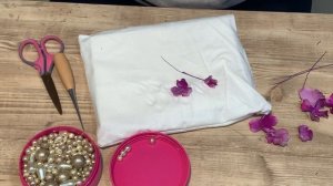 Нежные цветы из шелка своими руками. Создаем романтичный венок для интерьера. ЧАСТЬ1