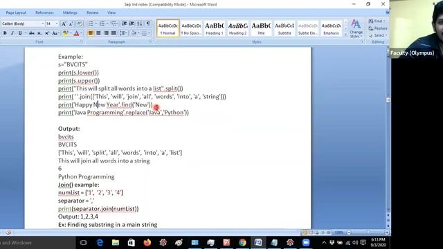 String methods in Python смотреть онлайн